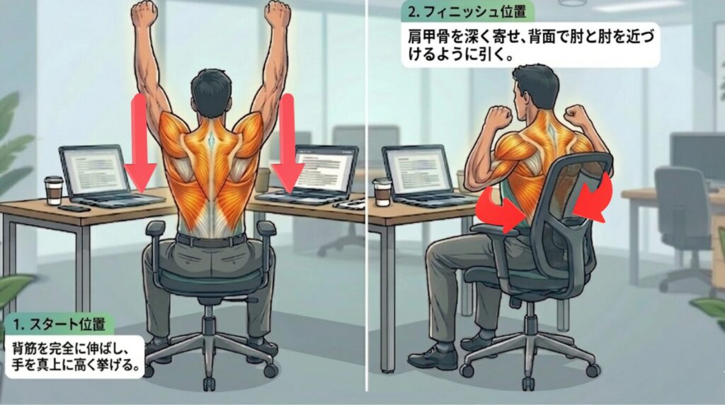 ワンポイントエクササイズ　座位