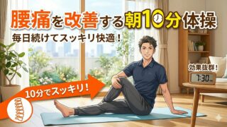 腰痛を改善する朝10分体操｜整形外科のリハビリで使われる5種の完全ガイド